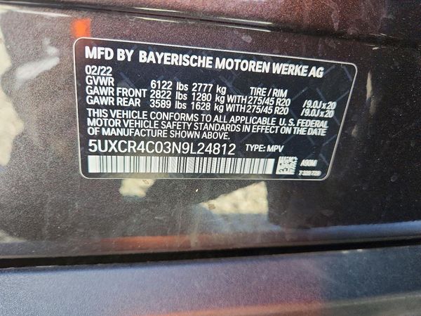 2022 BMW X5 sDrive40i