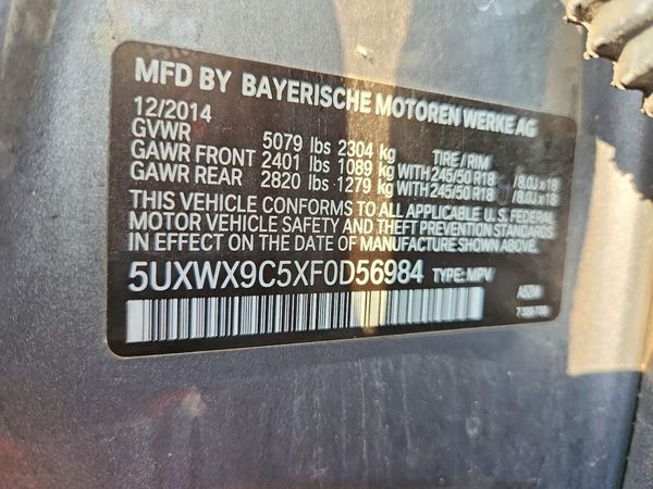 2015 BMW X3