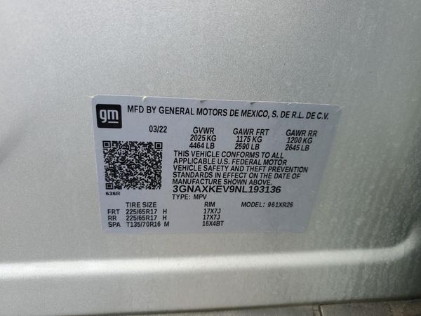 2022 CHEVROLET EQUINOX
