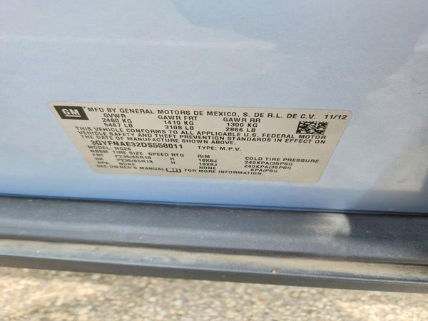 2013 CADILLAC SRX Base