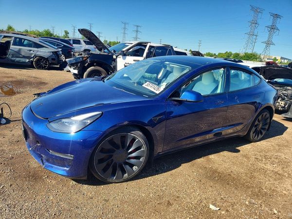2022 TESLA MODEL 3 — Front 3/4