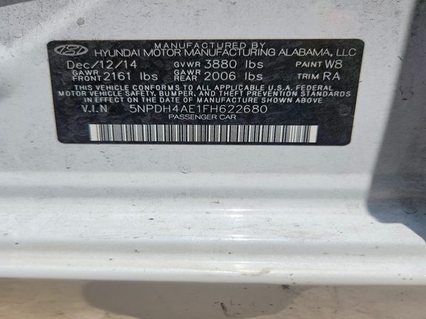 2015 HYUNDAI ELANTRA