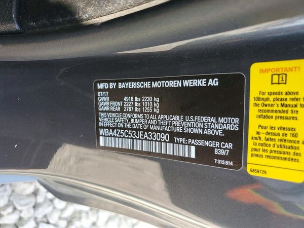 2018 BMW 440I