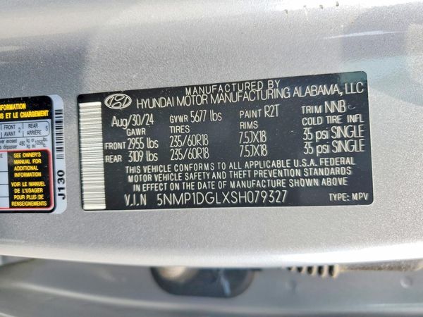 2025 HYUNDAI SANTA FE SE