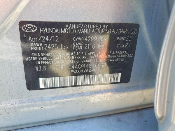 2013 HYUNDAI SONATA