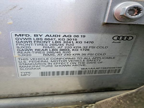 2019 AUDI Q7
