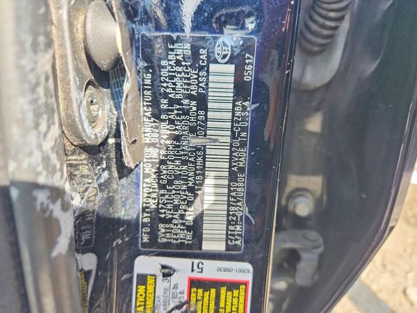 2018 TOYOTA CAMRY L/LE/SE/XLE