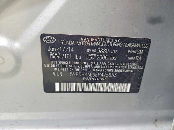 2014 HYUNDAI ELANTRA GLS(Middle)