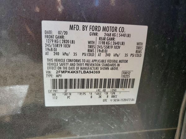 2020 FORD EDGE Titanium