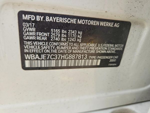 2017 BMW 540 xDrive