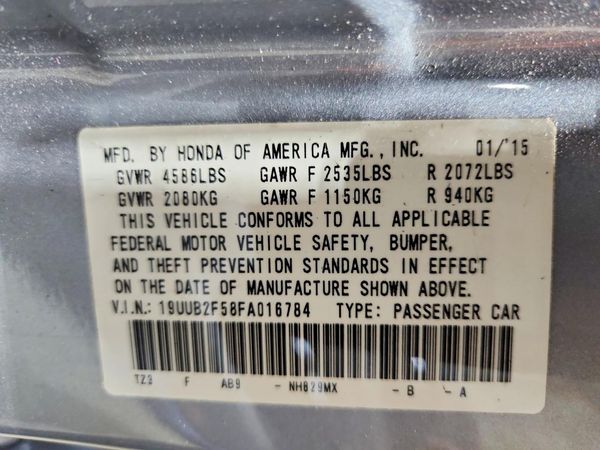 2015 ACURA TLX