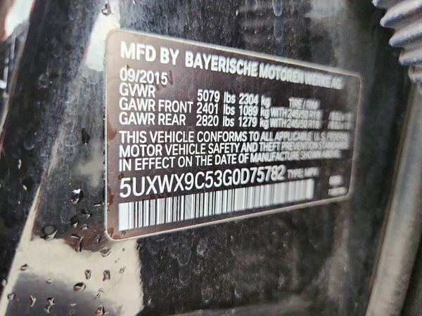 2016 BMW X3 xDrive28i