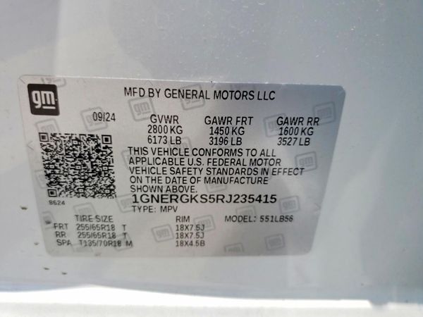 2024 CHEVROLET TRAVERSE LT