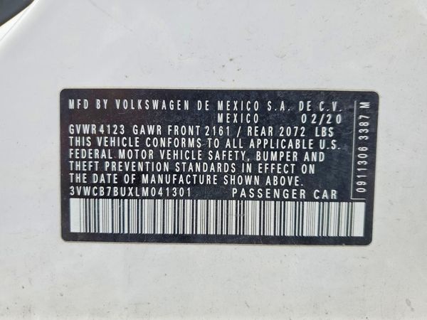 2020 VOLKSWAGEN JETTA S, SE, R-Line