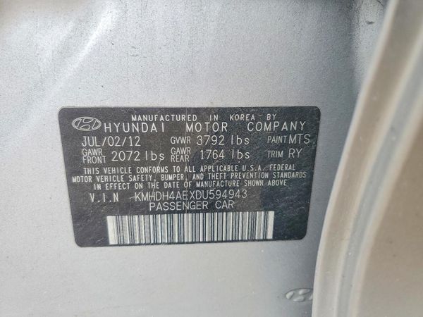 2013 HYUNDAI ELANTRA