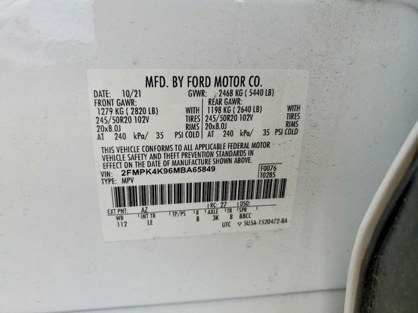 2021 FORD EDGE Titanium