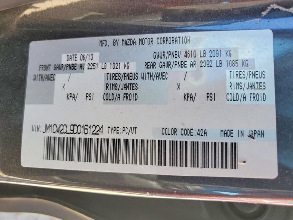 2013 MAZDA 5 Touring/GS