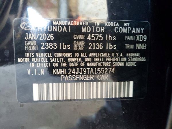 2026 HYUNDAI SONATA HYBRID Blue