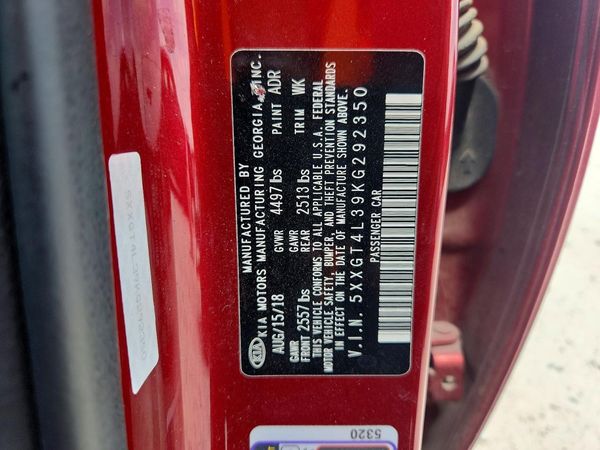 2019 KIA OPTIMA LX, S
