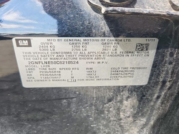 2012 CHEVROLET EQUINOX