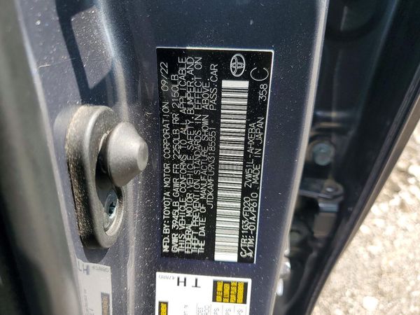 2022 TOYOTA PRIUS