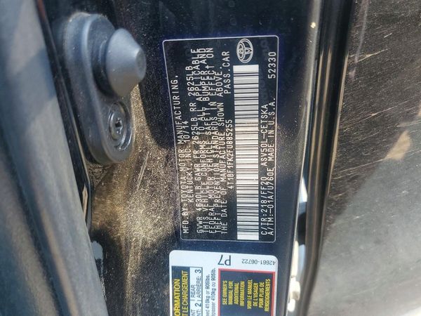 2015 TOYOTA CAMRY