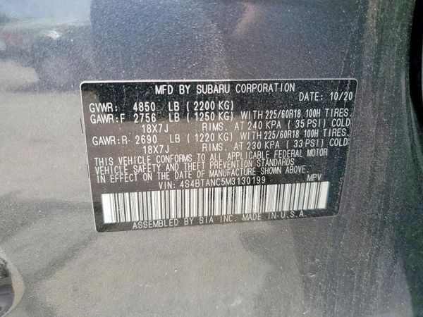 2021 SUBARU OUTBACK Limited+M/R+NAVI(HK)