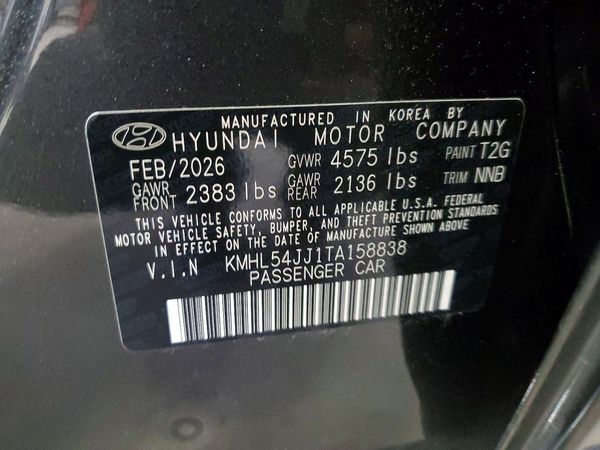 2026 HYUNDAI SONATA HYBRID