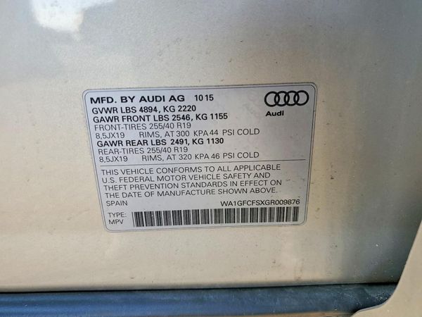2016 AUDI Q3
