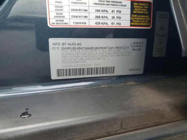 2013 AUDI A3 Premium Plus