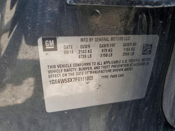 2015 CADILLAC CTS Luxury