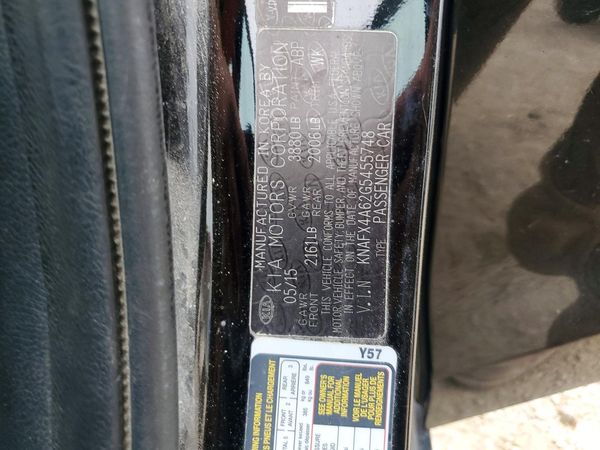 2016 KIA FORTE