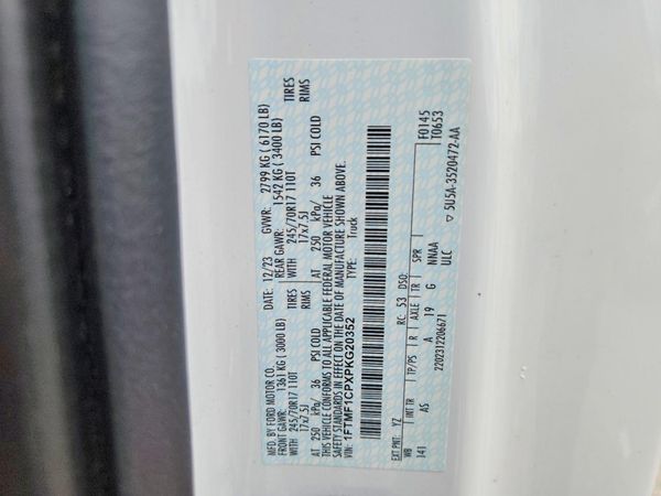2023 FORD F150