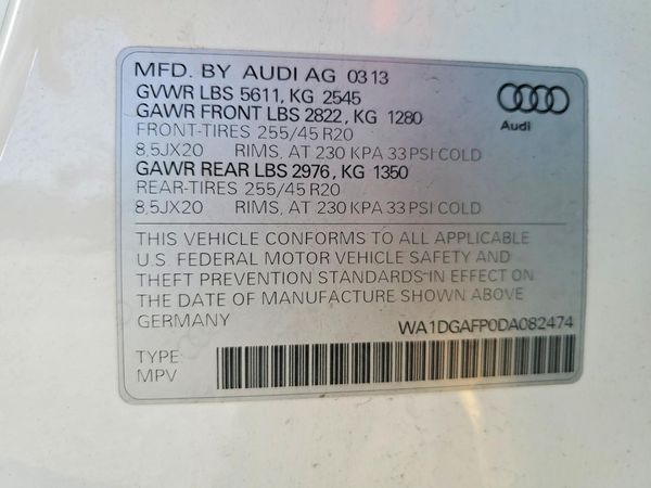 2013 AUDI Q5 Premium Plus