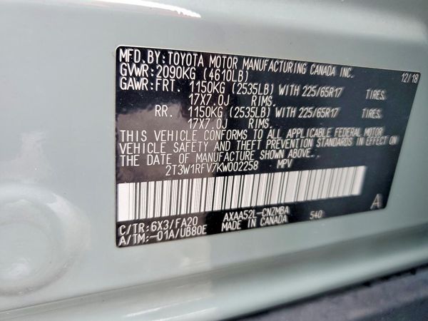 2019 TOYOTA RAV4