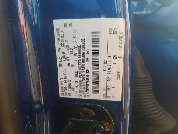 2022 FORD F150 SuperCrew