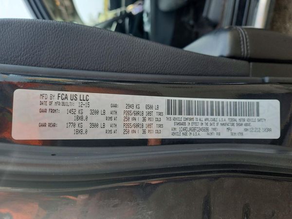 2015 DODGE DURANGO SXT AWD