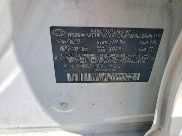 2020 HYUNDAI ELANTRA SE