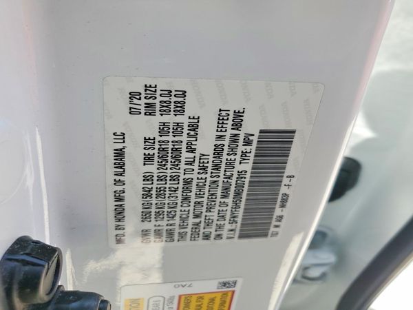 2021 HONDA PILOT