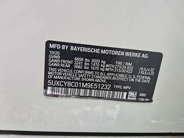 2021 BMW X6 M50i
