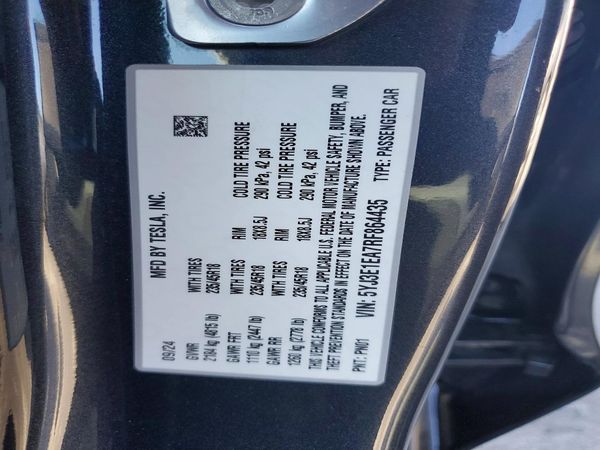 2024 TESLA MODEL 3