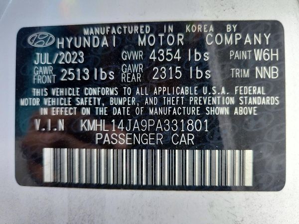 2023 HYUNDAI SONATA