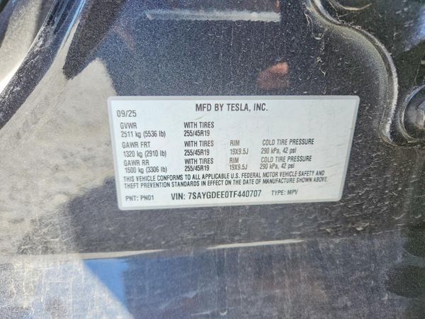 2026 TESLA MODEL Y