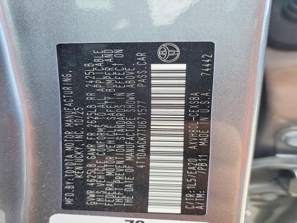 2026 TOYOTA CAMRY