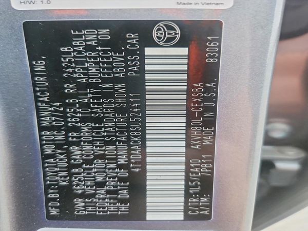 2025 TOYOTA CAMRY