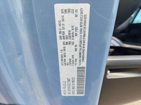2020 RAM PROMASTER 3500 VF