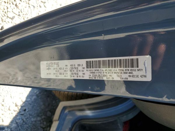 2020 RAM PROMASTER 3500 VF — VINS