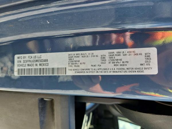 2021 RAM PROMASTER 3500