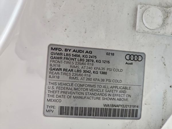 2018 AUDI Q5