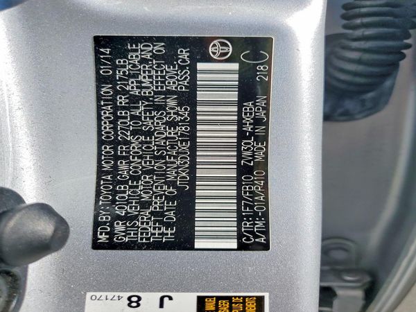 2014 TOYOTA PRIUS